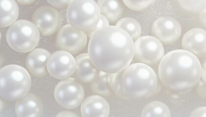 Background of beautiful natural pearls.