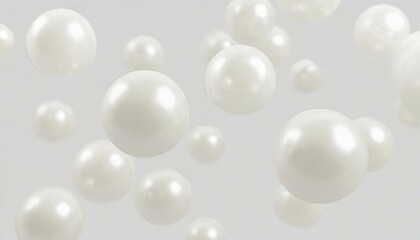 Background of beautiful natural pearls.