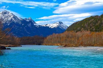 Der Lech vor F&uuml;ssen (Bayern)