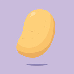 Fresh potato Vector Illustration Icon potato Vegetable Icon Illustration Potato