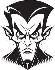 "Veiled Vortex: Sinister Vampire Logo Design" "Shrouded Siren: Creepy Vampire Vector Symbol"