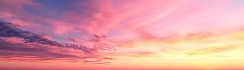 Raamstickers beautiful sunset on the shore of the sea © kestrel