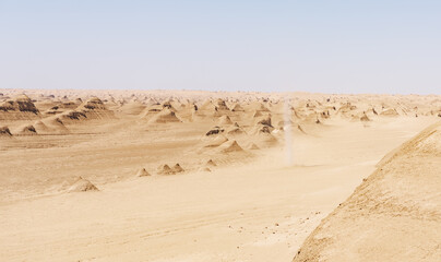 Qinghai Haixi Dachaidan original wind erosion landform