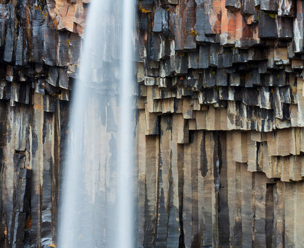 Svartifoss, Skaftafell, Ostisland, Island