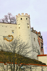 Hohes Schloss in der Altstadt von Füssen (Bayern)
