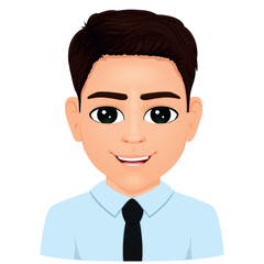 portrait of smiling male studen