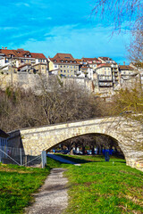 St. Johann-Brücke über die Saane, Freiburg FR