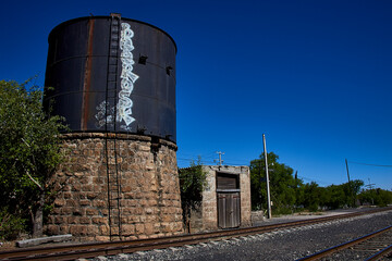 Tren en Real de Catorce, San Luis Potos&iacute;, M&eacute;xico