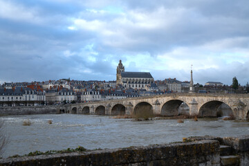 THe sky over Blois in France