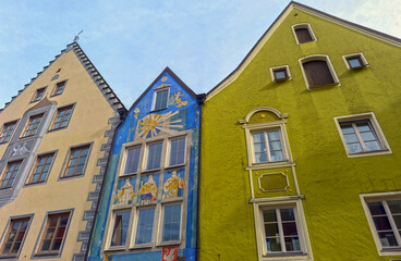 Fototapeta na wymiar Die Altstadt von Füssen (Bayern)