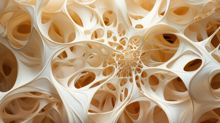 Absract Dynamic Organic Background. Biomorphic design free form surface. Fractal organic structure.