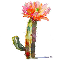 Watercolor Succulent Cactus
- 758323566