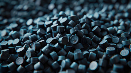 Fototapeta premium A close up view of a pile of screws. Perfect for industrial or construction themed projects