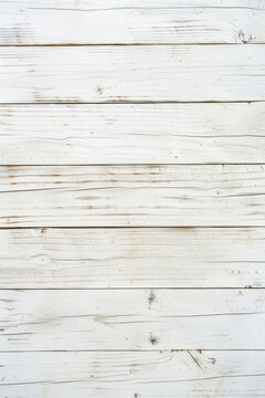 Vertical White wood plank texture for background.