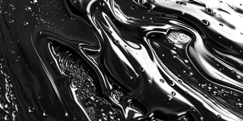 Close-up photo of water droplets in monochrome, suitable for various design projects