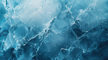 Detailed shot of a piece of ice, suitable for backgrounds or textures