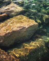 View on the sea in Croatia in summer
