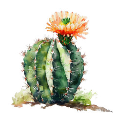 Watercolor Succulent Cactus
- 758328715