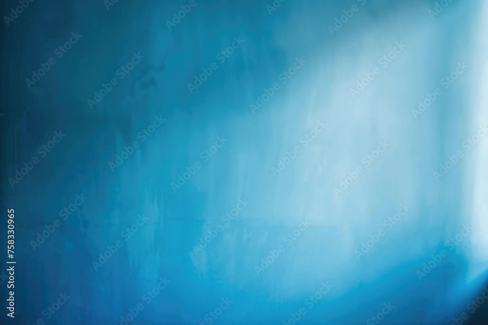 Poster a simple blue room with a window. suitable for interior design concepts
