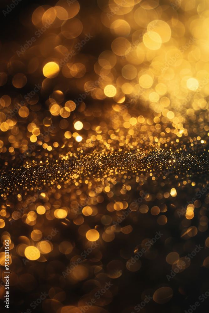Poster Close-up of a blurry background with lights. Ideal for adding a subtle touch of ambiance to your designs