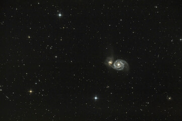 La galaxie du tourbillon M51  - obrazy, fototapety, plakaty