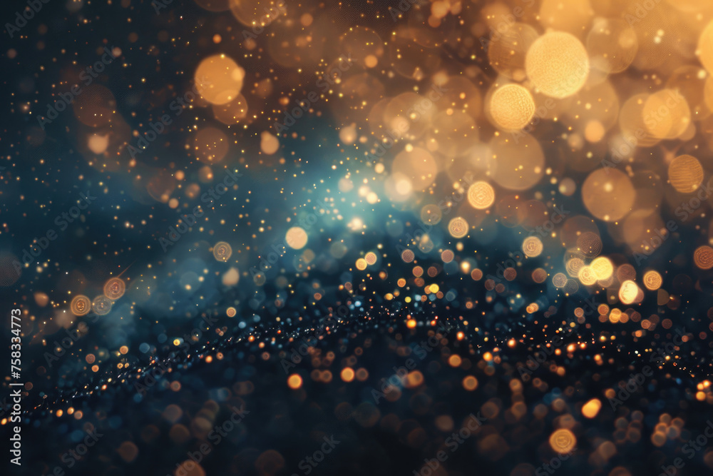 Poster Close-up of a blurry background with lights. Great for adding a soft, dreamy effect to your designs