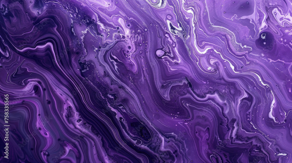 Poster Detailed view of a purple marble surface, ideal for background or texture use