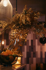 Fototapeta premium Interior design soft light, with decoration 