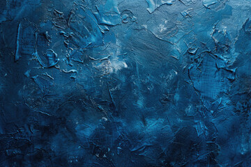 Close up of a painting with blue paint. Suitable for artistic projects - obrazy, fototapety, plakaty