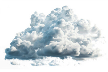 An image of a plane soaring through a sky filled with fluffy clouds. Suitable for travel or...