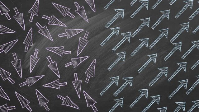 Chaos and order business concept. Mental health concept. Metaphor of problem solving, difficult situation, chaos and mess.