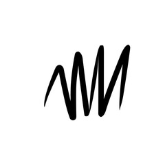 Fototapeta premium Hand drawn doodle border set. Grass, clover, tulips, daisies, roses. Pen tool, vector file.