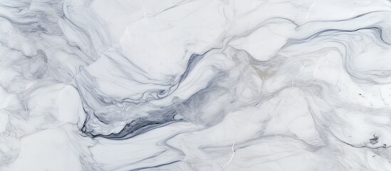 A closeup of a white marble texture resembling a snowy landscape with icy slopes, frozen water, and...
