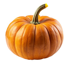 Fototapeta premium Orange Pumpkin isolated on Transparent background.