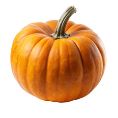 Obraz premium Orange Pumpkin isolated on Transparent background.