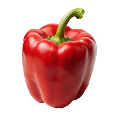 A red pepper isolated on Transparent background.