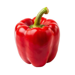 A red pepper isolated on Transparent background.