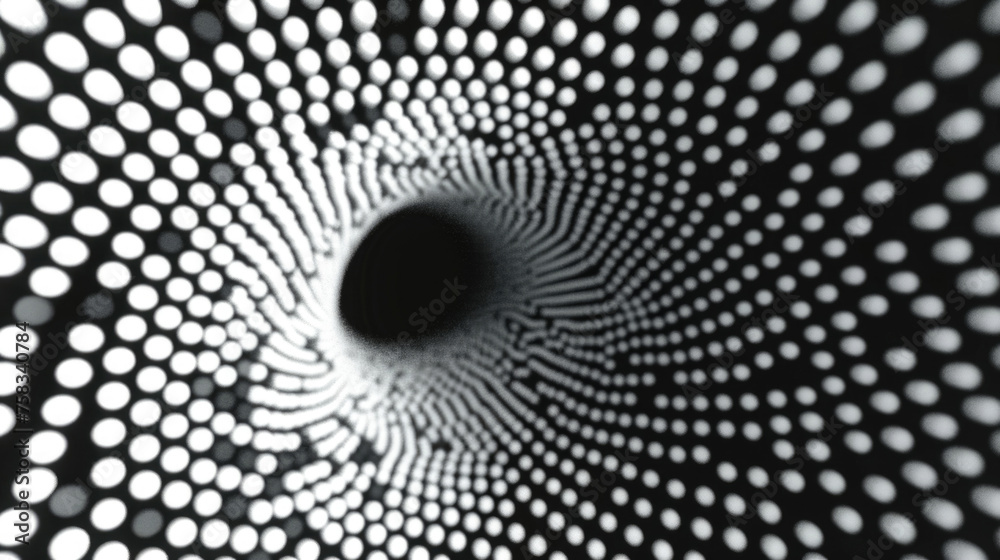 Aufkleber black and white photo of a circular object, suitable for various design projects