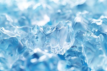 Detailed view of ice crystals, ideal for scientific projects