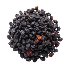 Dried blueberry isolated on Transparent background.