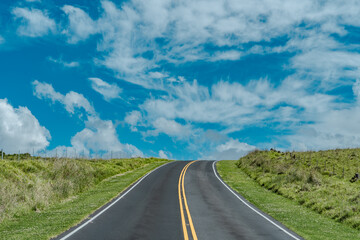 Hawaii's most beautiful country roads. Mauna Kea. Saddle Road / Waiki'i Ranch., Hawaii island / Big island