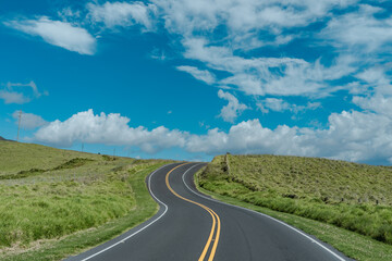 Hawaii's most beautiful country roads. Mauna Kea. Saddle Road / Waiki'i Ranch., Hawaii island / Big island