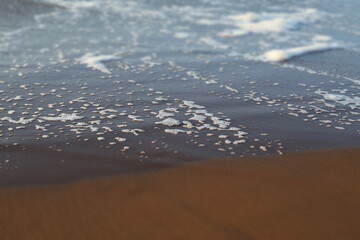 Wet sand