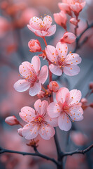 pink and white cherry blossoms signal the arrival of spring