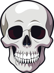 skull logo, Human skull vector illustration, and Skull in retro vintage Vector illustration.