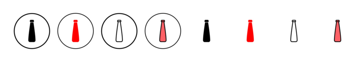 Bottle icon vector illustration. bottle sign and symbol