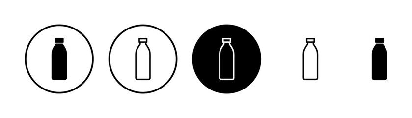 Bottle icon vector isolated on white background. Bottle vector icon