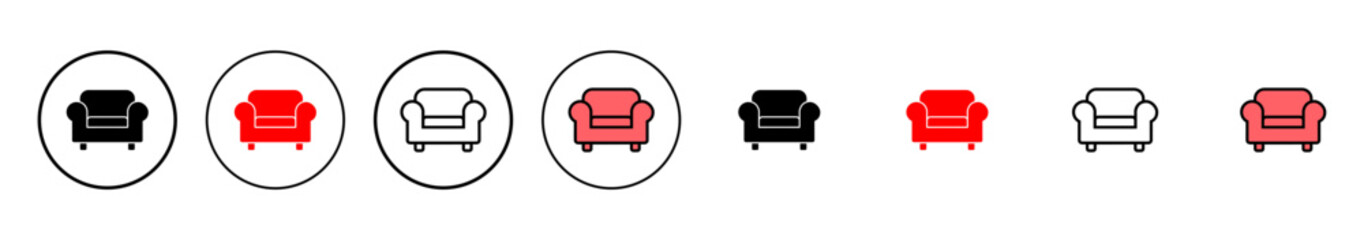 Sofa icon vector illustration. sofa sign and symbol. furniture icon