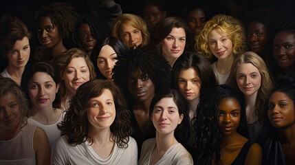 illustration of diverse women