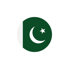 Pakistan flag icon vector